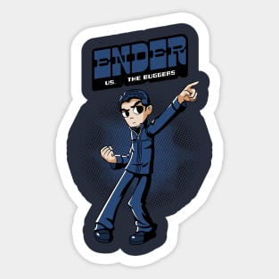 Ender vs. The Buggers Sticker